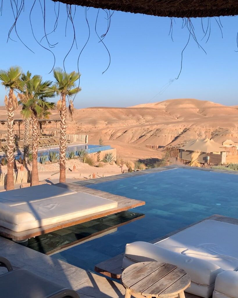 Agafay Desert Day Trip with Lunch & Pool Access Agafay Desert Camp – Overnight Experience