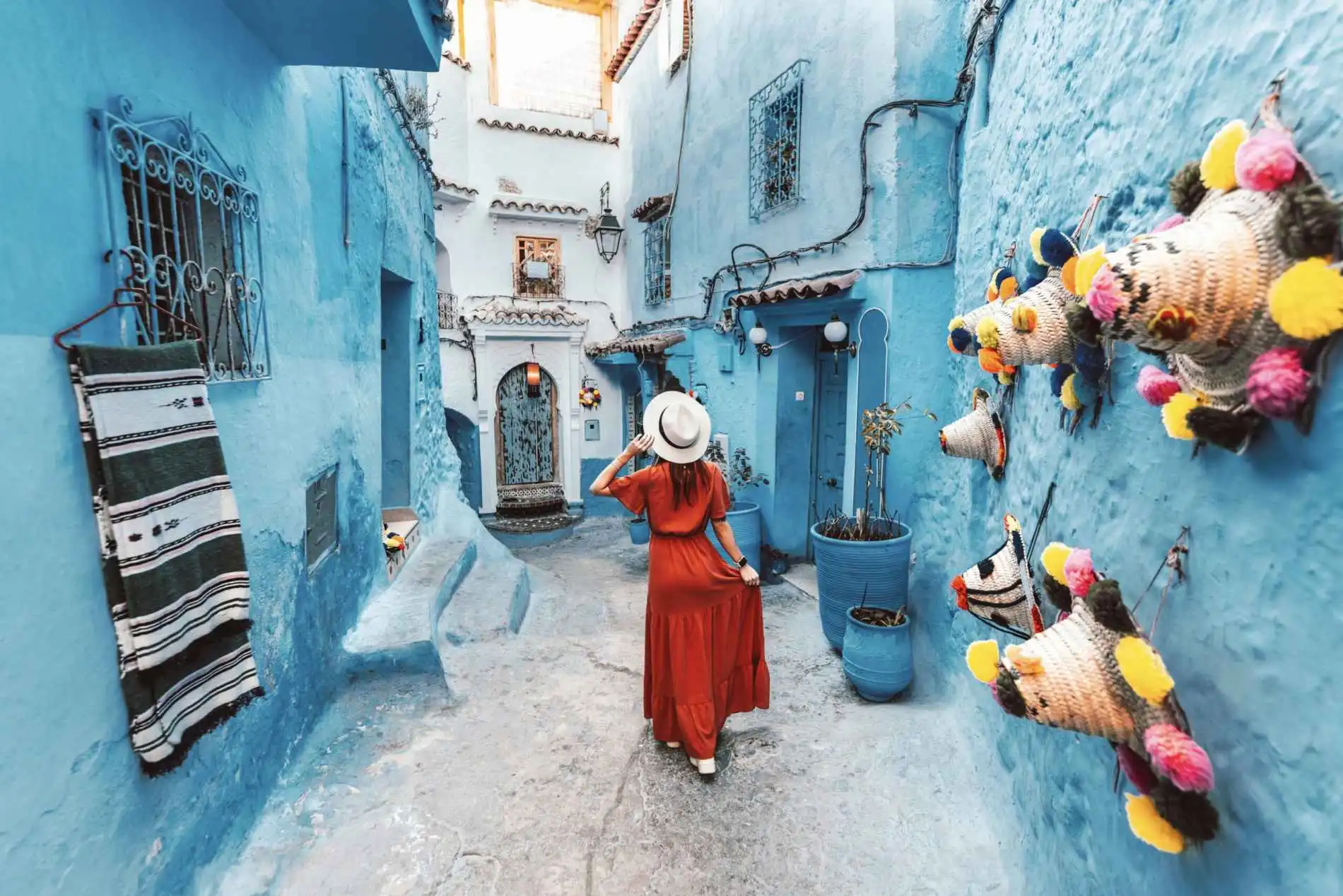 8-Day Morocco Tour Marrakech Sahara Fes Chefchaouen 8 Chefchaouen Blue Pearl — Day 7 of the Morocco Tour