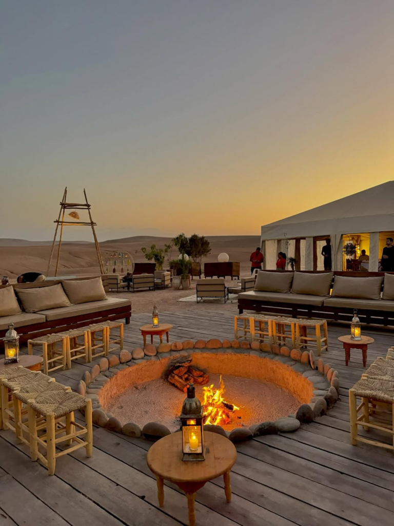 Savor, Relax & Feel the Magic of a Private Dinner in Agafay Desert Camel Ride in Agafay – Peaceful Desert Trek & Mint Tea Experience