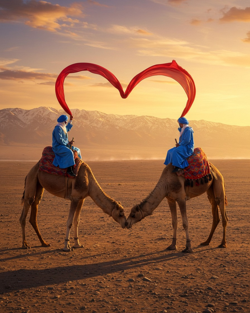 Agafay Desert camel ride and Dinner Sunset