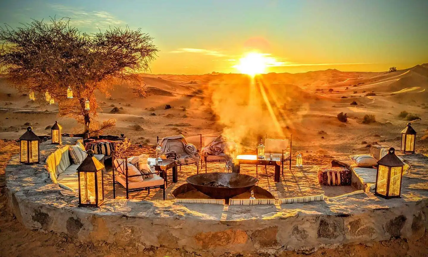 2-Day Sahara Trip From Marrakech: A Complete Weekend Guide 4 Berber desert camp under a starry sky on a weekend Sahara trip from Marrakech