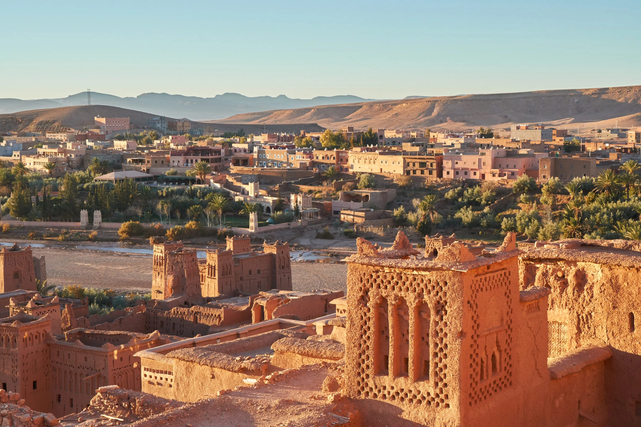 How Much Does a Trip to Morocco Cost? A Real 2026 Budget Breakdown 4 Ancient kasbah beside a river on the desert route south of the Atlas Mountains in Morocco